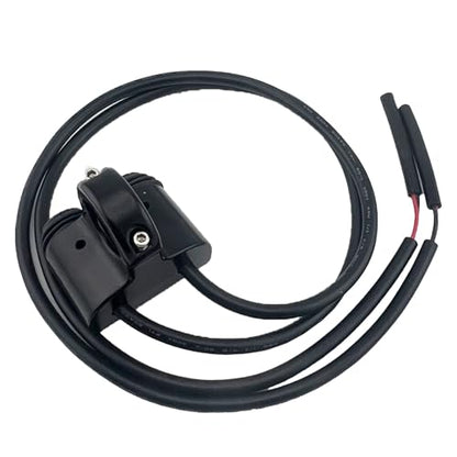 FainWan 12v 5A Motorcycle ATV Bike 7/8 inch 22mm Handlebar Dual Control Multifunctional Headlight Waterproof Switch Dangerous Brake Fog Light 2 in 1 Switch (Black)