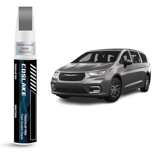 Car Touch Up Paint(Granite Crystal Metallic(PAU/LAU)) for Chrysler, - color: Granite Crystal Metallic(PAU/LAU) for 2023 Pacifica/2023 Pacifica Plug-in Hybrid/2024 Voyager/2023 Voyager