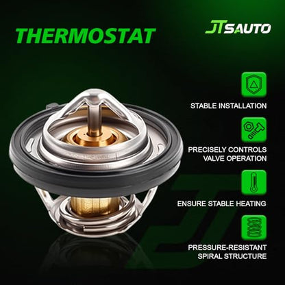 Engine Coolant Thermostat Housing Assembly W/Sensor for Journey Caliber - size: 902319