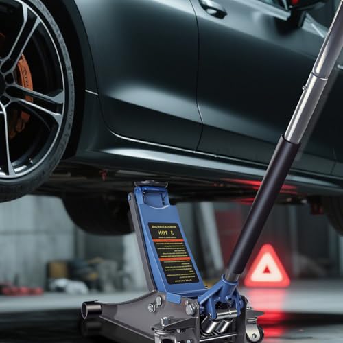 Larbanke 3 Ton Hydraulic 2.87"-19.69" Floor Jack,Dual Piston - size: 2.87-19.69in Lift Range