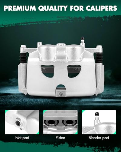 SCITOO Front Right Disc Brake Caliper Assembly w/Bracket 18B5404 For Ford - size: Front Passenger[18B5404]