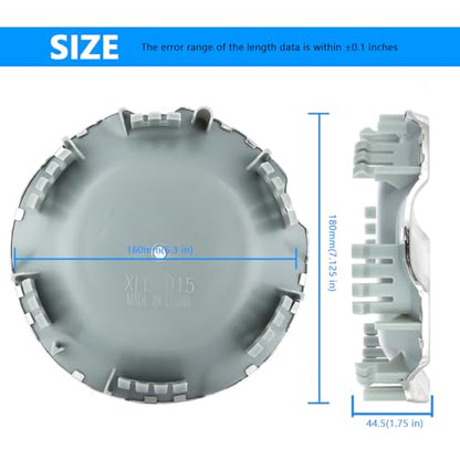 Wheel Center Hub Cap 9597686 (Set of 1),Center Cover Hubcap Fit 20" Wheels Compatible with Chevy Avalanche Silverado 1500 Suburban 1500 Tahoe (2007-2013) for # 9597683 560-05308 - color: Set of 1, size: 9597686