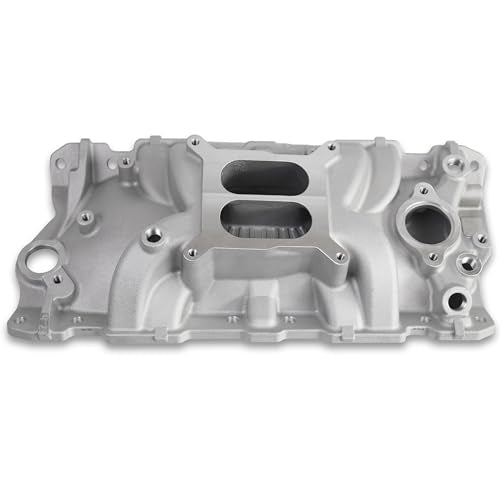 2701 Performance EPS Dual Plane SBC Intake Manifold Silver - size: 2701 Silver