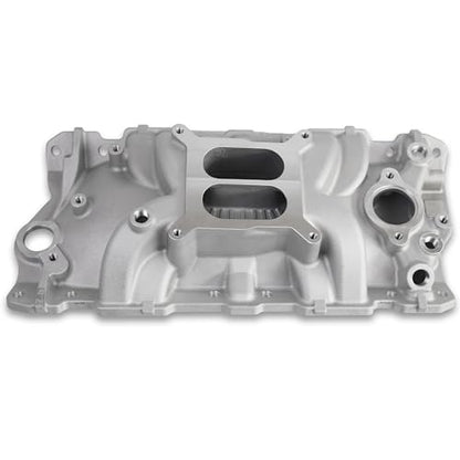 2701 Performance EPS Dual Plane SBC Intake Manifold Silver - size: 2701 Silver