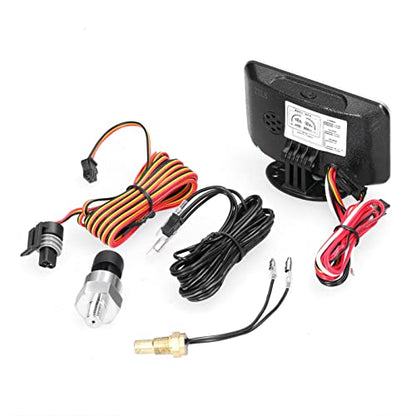 4-in-1 Car LCD Meter Digital Oil Pressure Vol e Water Temperature Fuel Gauge Universal Instrument 9-36V for Car Truck SUV RV