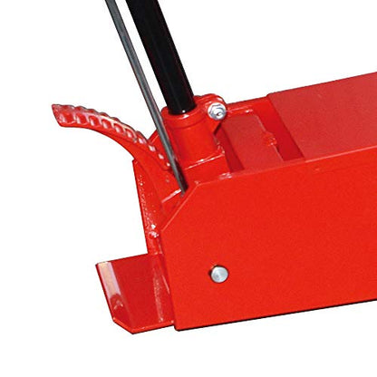 BIG RED T81001 Torin Hydraulic Heavy Duty Long Frame Service/Floor Jack with Foot Pedal, 10 Ton (20,000 lb) Capacity, Red - size: 10 ton long frame floor jack