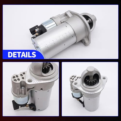 Starter Motor, 12V 13T 1.2KW, Clockwise Replaces #50006, #8000604 - size: 50006