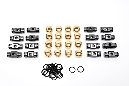 Michigan Motorsports LS1/LS3 Bronze Bushing Rocker Arm Trunnion Upgrade Kit | Fits LS1, LS3, LS7, LT1, LSX, LQ9, LS2, 4.8L, 5.3L, 5.7L, 6.0L, 6.2L, 7.0L | High-Performance LS Upgrade