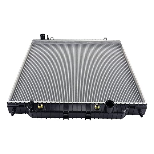 PHILTOP Core Radiator Compatible with 2005-2007 F250/F350 Super Duty 6.0/6.8L 2005-2007 F450/550 Super Duty (with Downflow Radiator; 2 inch Outlet) - size: F250 Super Duty, F350 Super Duty, F450 Super