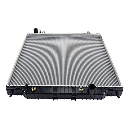 PHILTOP Core Radiator Compatible with 2005-2007 F250/F350 Super Duty 6.0/6.8L 2005-2007 F450/550 Super Duty (with Downflow Radiator; 2 inch Outlet) - size: F250 Super Duty, F350 Super Duty, F450 Super