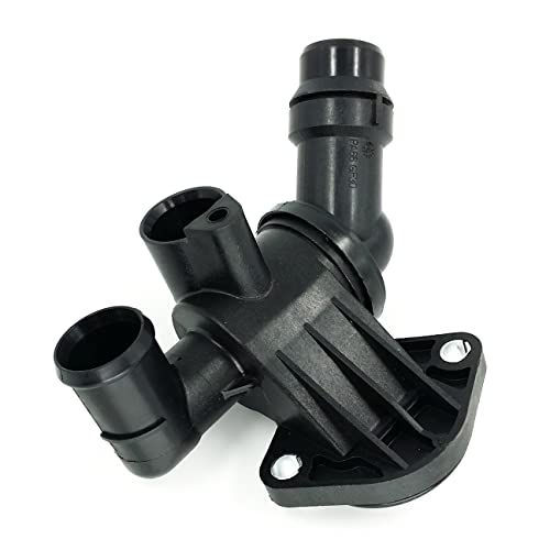Thermostat With Housing Coolant Flange For Audi A4 A4 Quattro