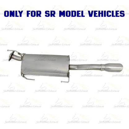 Northeastern Exhaust Resonator and Muffler Kit Compatible for 2013-2019 Nissan Sentra 1.8L, Stainless Steel, Free Gasket, Clamp, and Bolt Kit Included, Direct-Fit Replacement