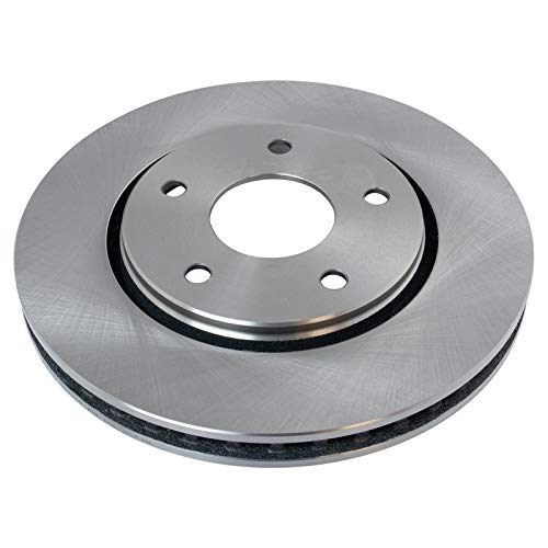 TRQ Front Brake Pad and Rotor Set Ceramic Vented Rotors - style: BKA10562