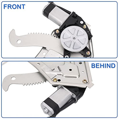 Obaee Window Regulator with Motor Front Left Driver Side, Replace 741-831 - size: Front Left Driver Side