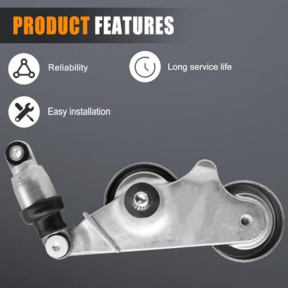 39092 Drive Belt Tensioner Assembly with Pulley 31170R70A01 Fit for Honda