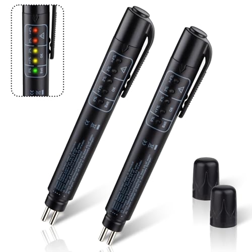 ecocstm 2 PCS Brake Fluid Tester, Brake Fluid Moisture Tester, Brake Tester