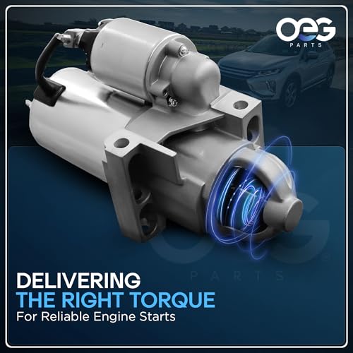 OEG Parts New Starter Compatible with 1998-2001 GM 3.4L 3.8L Non Supercharged Buick Chevy Olds Pontiac 10465421, 12563880, 24506694, 9000836, 9000857, 323-1191, 336-1915A, 336-1924, SDR0046, 41012175