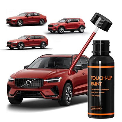 725 Fusion Red Touch Up Paint Compatible with Volvo - color: 725 Fusion Red