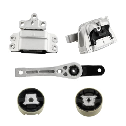 Engine Motor & Transmission Mount Kit Replacement for 2006-2014 VW Jetta - size: 5PCS-Compatible with A6962 A6966 A6969 A6973 A6995