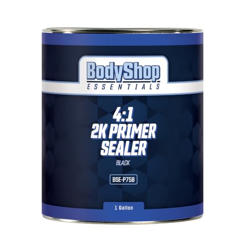 2K Automotive Primer Sealer, Black, Matte, 1 Gallon