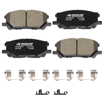 Ceramic Front Brake Pads for Toyota Highlander 2006-2007 - size: D1005