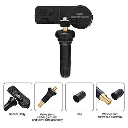 BDFHYK TPMS Sensor 315Mhz Programmed Tire Pressure Sensor Compatible with Lincoln Replaces# 9L3Z-1A189-A DE8T-1A180-A DE8T-1A180-AA - style: 9L3Z-1A189-A*4