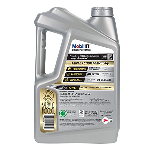 Mobil 1 Full Synthetic Motor Oil 5W-30 | Extended Performance | 5 Quart | Pack of 2 - size: 5 Quart (Pack of 2)