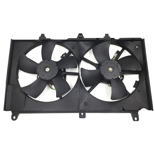 PartsFlow Radiator Condenser Cooling Fan For 2003-2006 Nissan 350Z For 2003-2005 Infiniti G35 620-980 - color: For Nissan 350Z