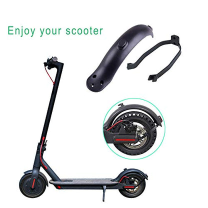 2 Pieces Rear Fender Mudguard Bracket Rear Fender Scooter Replacement Accessory Support for Xiaomi M365/ M365 Pro Scooter with Screws and Screw Caps …