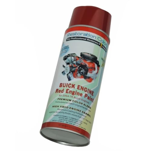Inline Tube Compatible with 1964-1974 Buick Engine Red Spray Paint 1pc