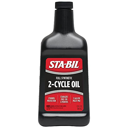 STA-BIL Full Synthetic 2-Cycle Oil, 13 oz - size: 13 fl. oz