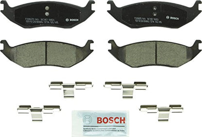 BOSCH BC967 QuietCast Ceramic Disc Brake Pad Set - Rear