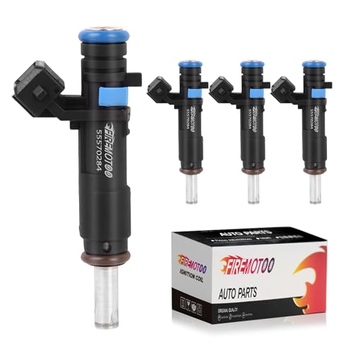 Fuel Injector Pack of 4 8 Holes Compatible with Chevy Cruze 1.8L 2011-2015