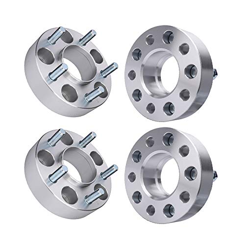 BRTEC 1.5" 5x4.5 Hubcentric Wheel Spacers for Ford Mustang Explorer Ranger - color: BCWSA80032-4P
