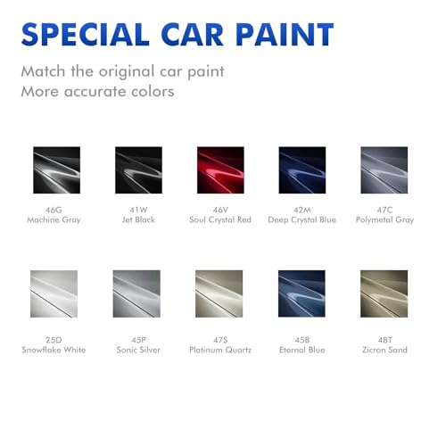 47C Polymetal Gray Touch Up Paint Compatible with Mazda - color: Polymetal Gray 47C
