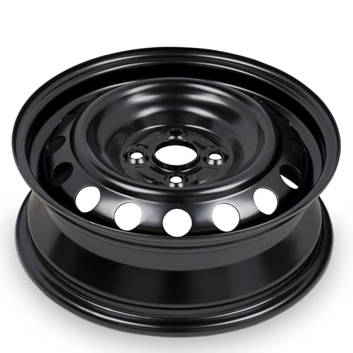 For 2012-2019 Toyota Prius C 15 Inch Painted Black Rim - OE Direct Replacement - Road Ready Car Wheel - size: Fits: 2012-2019 Toyota Prius C - 15x5