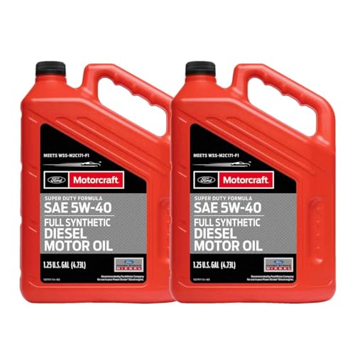 Genuine OEM Full Synthetic Diesel Motor Oil SAE 5W-40-10 Quart XO-5W40-5Q3SD-Set2