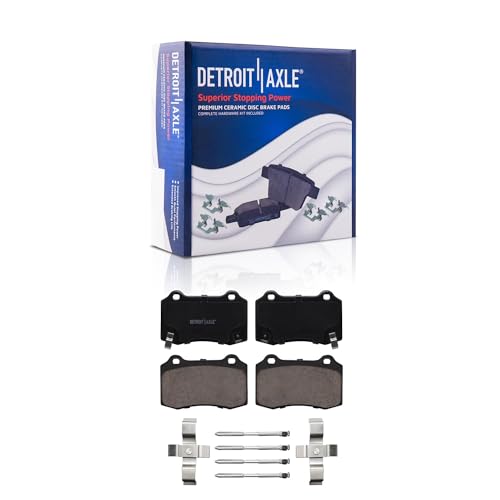 Detroit Axle - 8pc Brake Kit for 2016 Tesla Model S - size: 8PR53521/KIT