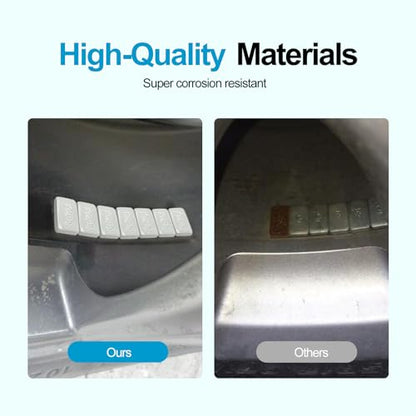 1/4 oz Grey Adhesive Stick On Wheel Weights (576 Pieces) - color: Gray, size: 0.25 Oz，576 pcs