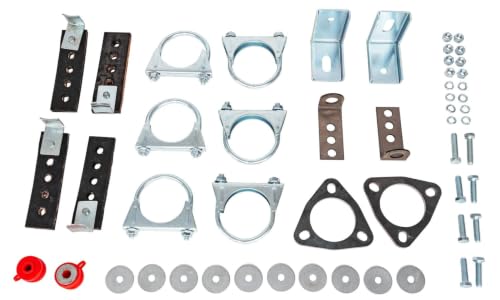 JEGS Manifold-Back Dual Exhaust Kit 1973-1987/1/2, 3/4, 1-Ton Truck 4WD [Small Block ]