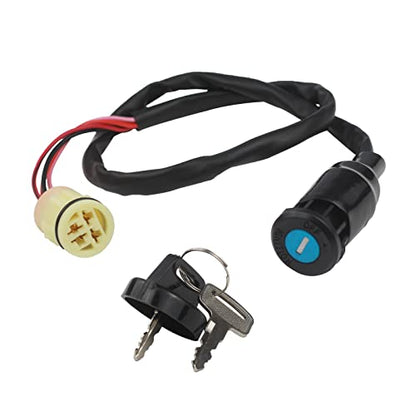 Ignition Switch Key Compatible with Hon-da ATV TRX350 TRX420 TRX450 Foreman