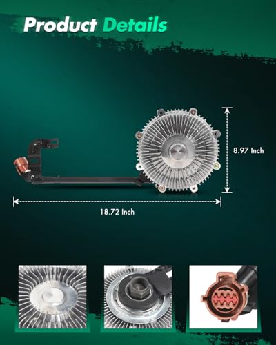 SCITOO Cooling Fan Clutch compatible with 2006-2010 ford Explorer Mercury - size: 3263 clutch