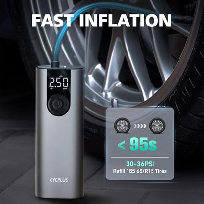 CYCPLUS Tire Inflator A8 150 PSI Aluminum Alloy Shell