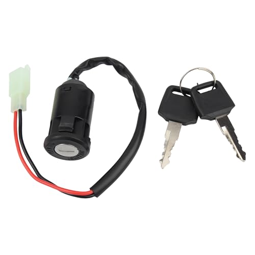 2 Wire Ignition Key Switch Compatible with Electrical Scooter Go Cart ATV 4 Wheeler Quad