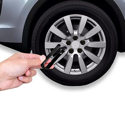 ASUBHA 20PCS Lug Nut Covers, Car Wheel Nut Caps, 17mm Anti-Theft Wheel Lug Bolt Covers with Removal Tool, Automotive Exterior Accessories Hexagonal Lugnut Cover Universal for Most Cars SUVs - size: 17mm