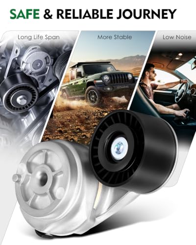 Belt Tensioner Assembly with Pulley for:-Dodge for:-Ram 2500 3500 - size: 38285