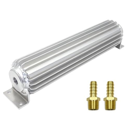 12'' Aluminum Finned Transmission Oil Coolers Single Pass - color: Single Pass, size: 12''