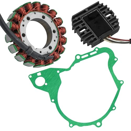 Caltric Stator and Regulator Rectifier with Gasket Compatible With Yamaha V Star 650 Xvs650 Classic 2004-2010