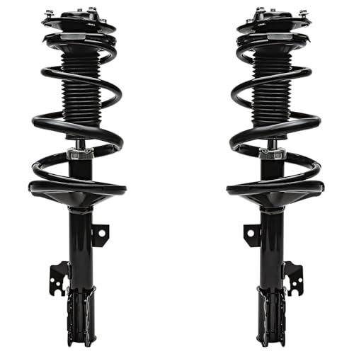 Detroit Axle - Front 4pc Struts Kit for Toyota Highlander Replacement - size: 4QS47073/Sway Kit