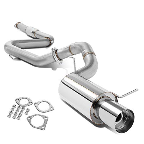 Auto Dynasty 4" Round Catback Exhaust Tip System For 2000-2005 Mitsubishi